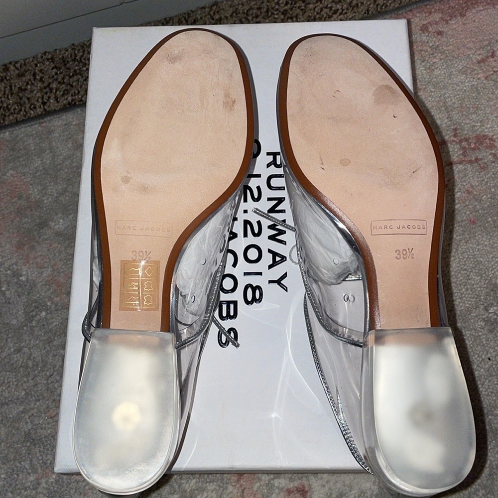 Marc Jacobs Runway Clear Cinderella Vinyl Shoes - Picture 10 of 11